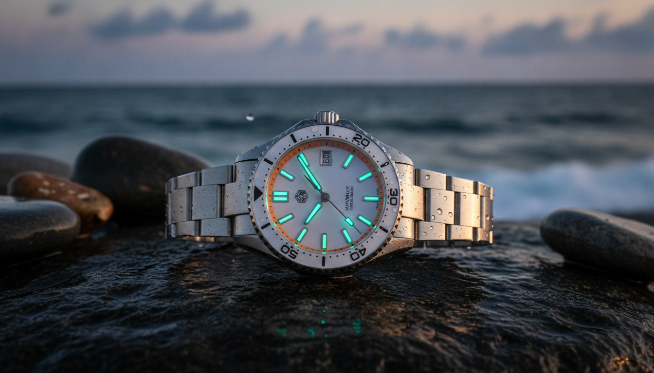 39mm Full-Lume Enamel Dial Diver: Bright, Compact