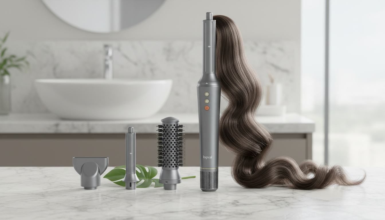 5-in-1 Dryer Styler Brush: Fast Blowouts, Less Frizz
