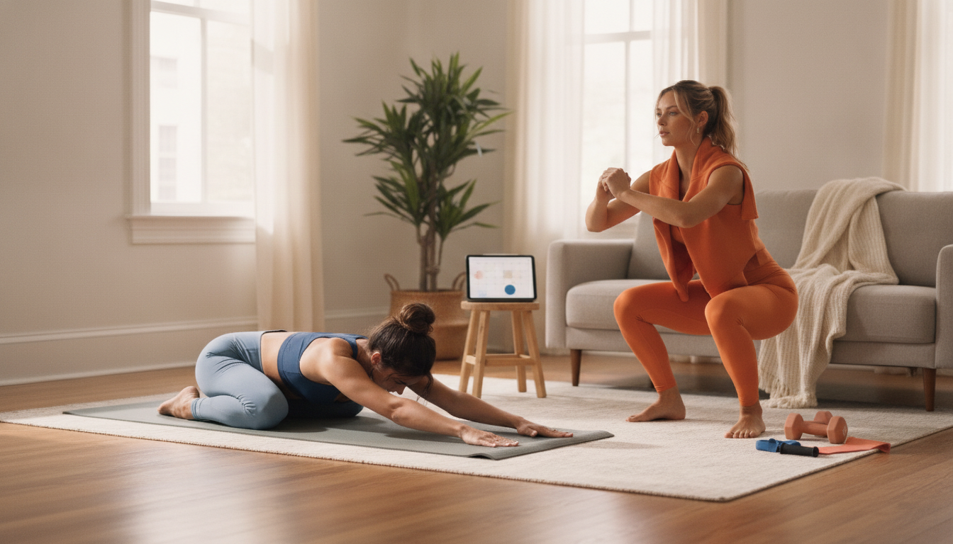 4-Week At-Home Workout Plan: Minimal Gear + Daily Stretch