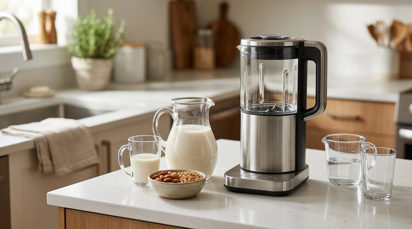 40oz Nut Milk Maker: 8-in-1 Timer + Self-Clean Clean