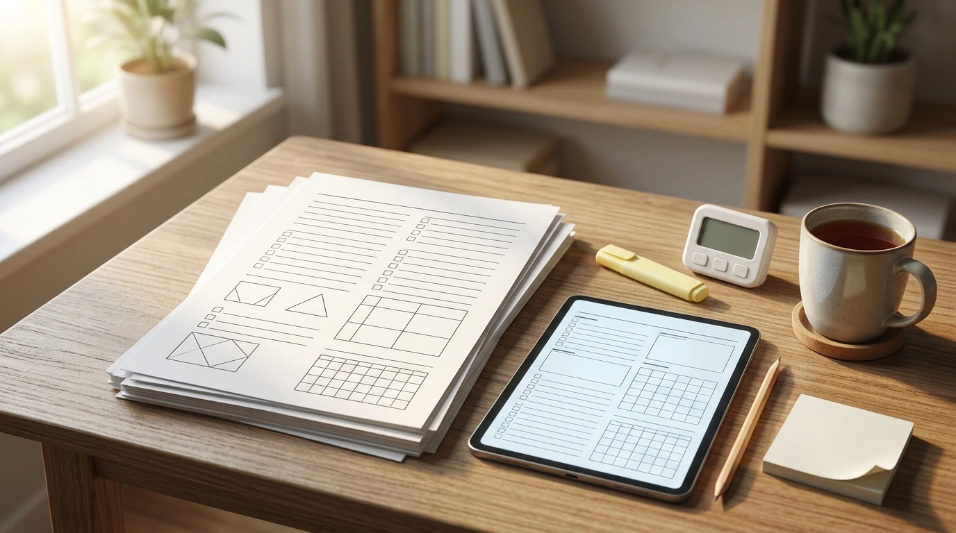 Memory Boost Worksheets: Printable Recall & Spaced Review
