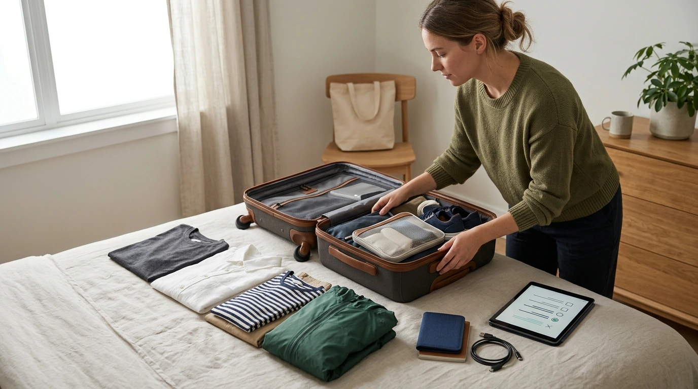 Pack Light Every Time: Minimalist Digital Packing Planner